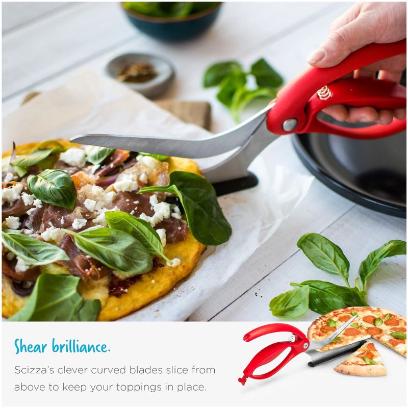 dreamfarm scizza pizza cutter red image