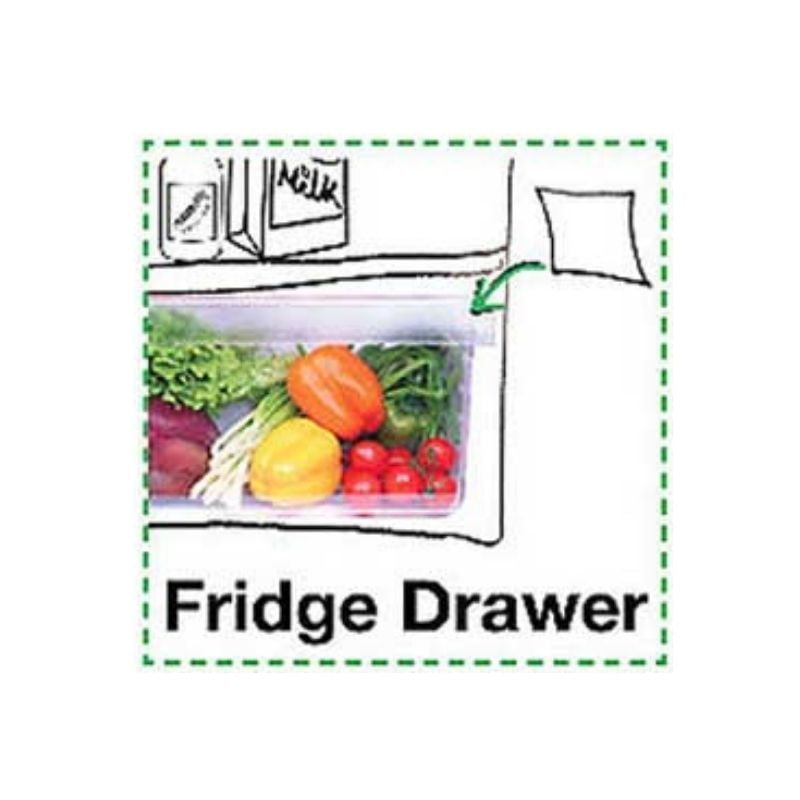 FreshPaper Vegetables and Fruits Sheets pack 4 fridge drawer