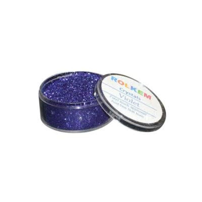 Rolkem Crystals Glitter 10ml Violet