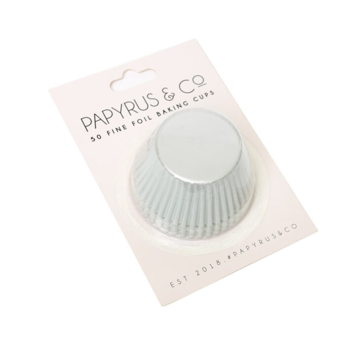 Baking Cups Foil Cupcake Standard 50 pack White