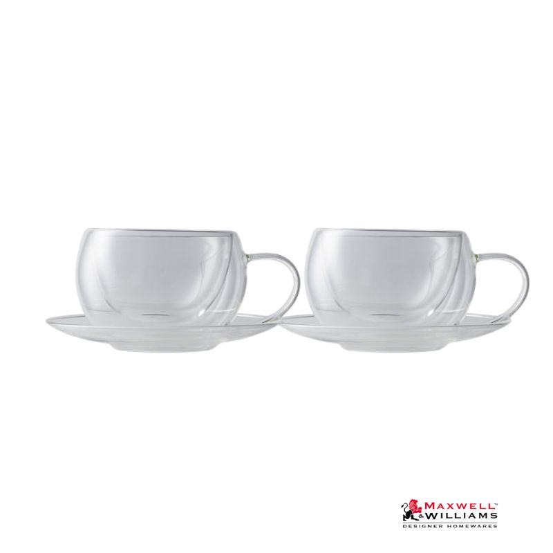 maxwell williams blend double wall glass set 2
