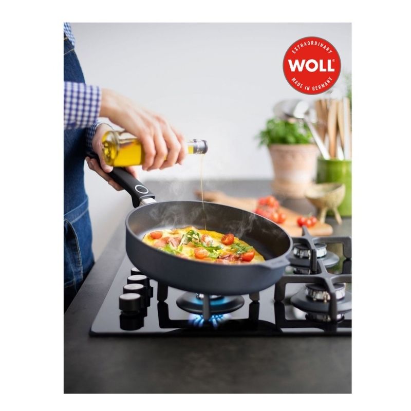 WOLL Diamond Lite with Fixed Handle Saute Pan with Lid 28cm 3.5l