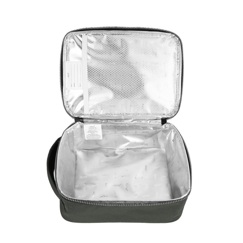 sachi explorer lunch bag steel open