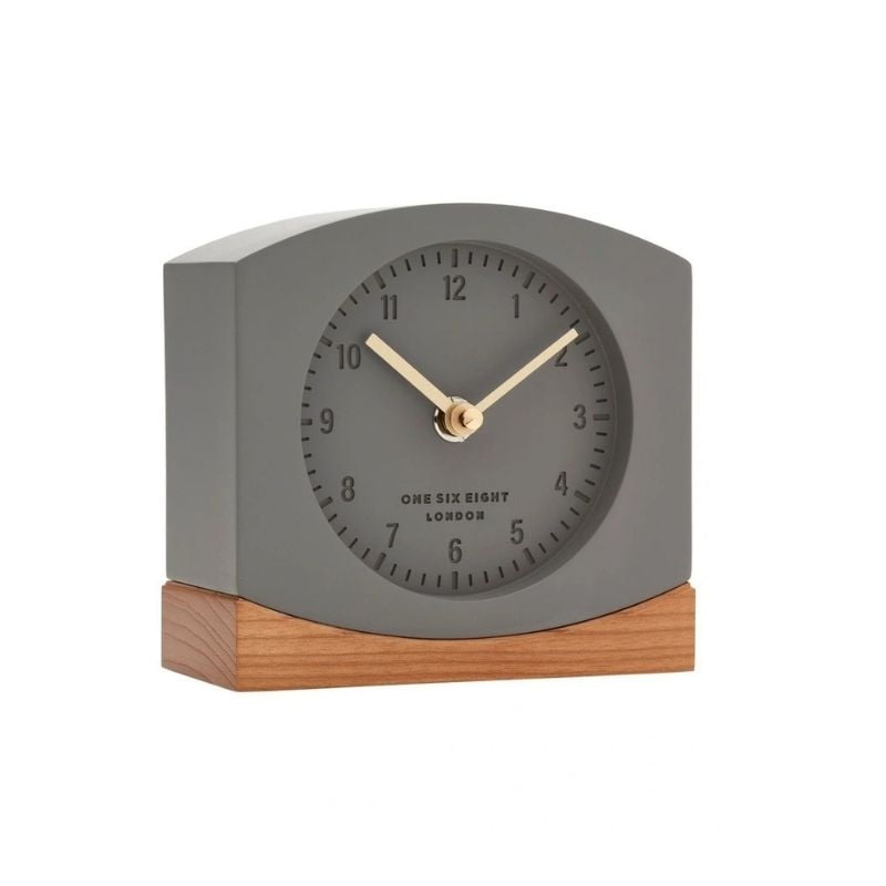 London Clock Mantel Charlotte Charcoal