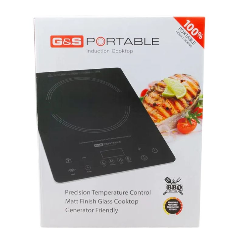 g and s portable induction stove boxing
