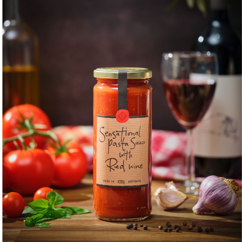 Ogilvie & Co Pasta Sauce with Red Wine 450g lifestyle image