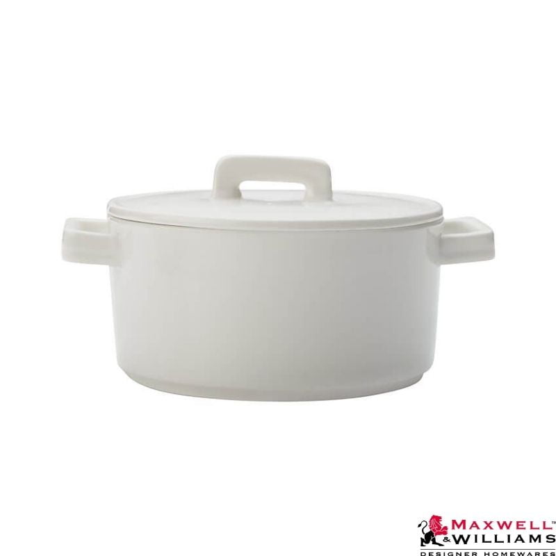 Round Casserole 1.3L White 1