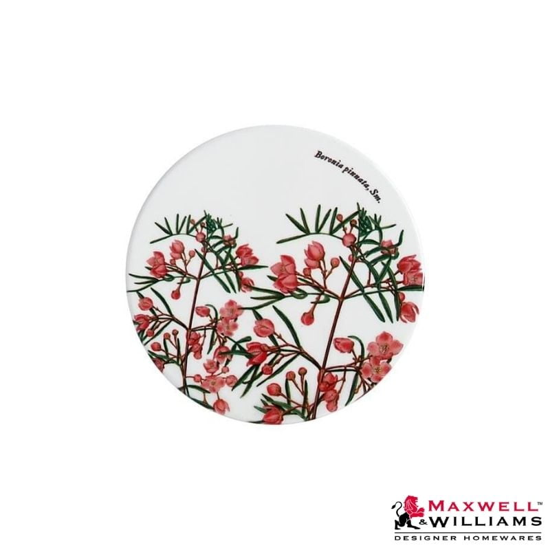 Royal Botanic Gardens Ceramic Round Coaster 9.5cm Boronia