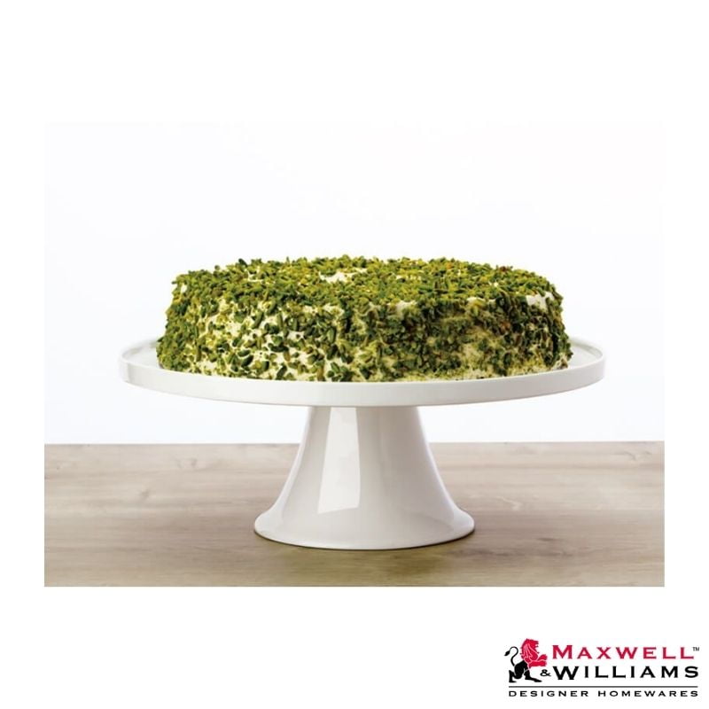 White Basics Footed Cake Stand