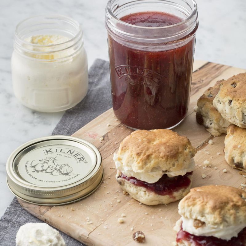 kilner glass preserving jar wide mouth lifestyle images