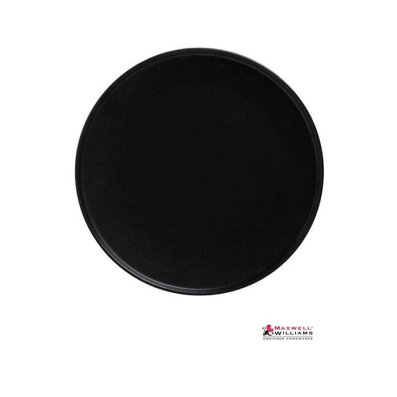 MW Caviar Black High Rim Plate