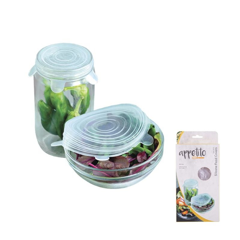 Reusable Silicone Food Covers Set 6