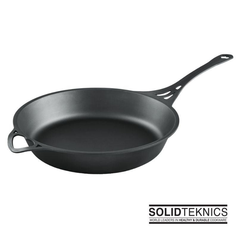 Solidteknics AUS-ION™ Seasoned Iron Frypan Skillet 30cm - Epicure Homewares