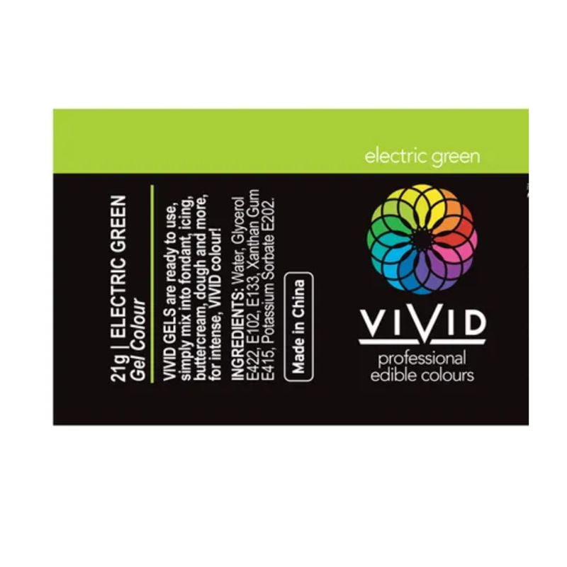 vivid gel colour electric green info
