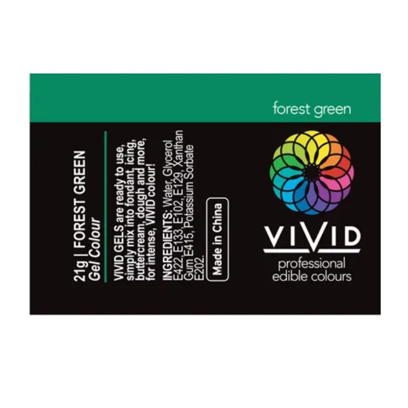 vivid gel colour forest green info