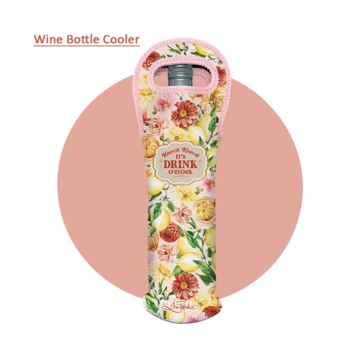 Wine Bottle Cooler Neoprene Drink O'Clock Ginspired Epicure Homewares