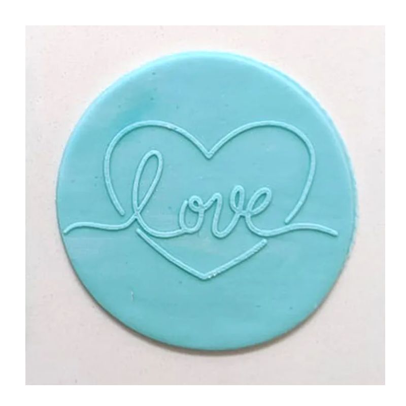 cookie stamp debosser love image