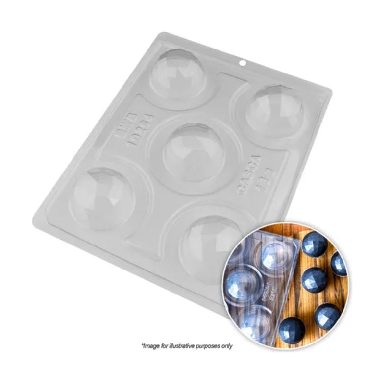 bwb chocolate mould geo sphere 50mm