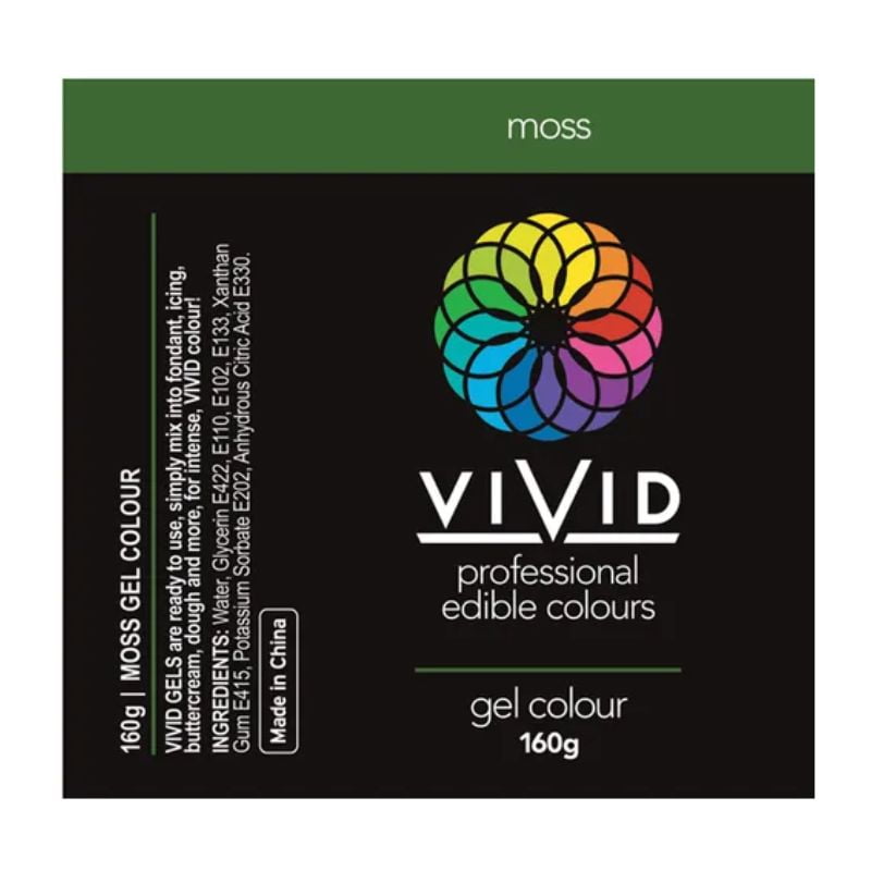 vivid colour gel moss green