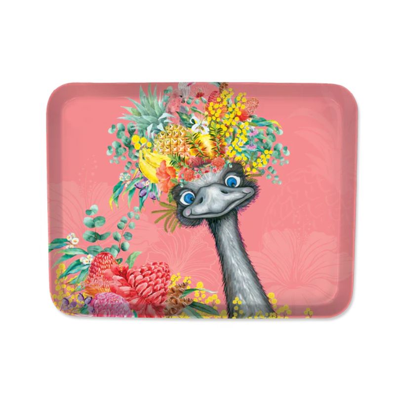 lisa pollock melamine tray emu