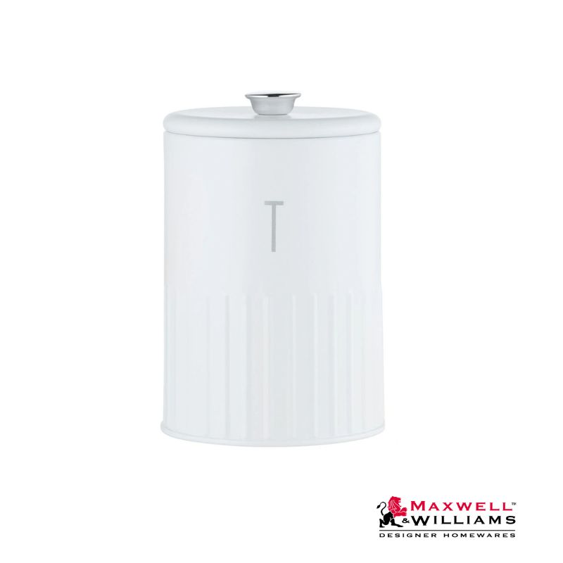 maxwell williams astor canister tea white
