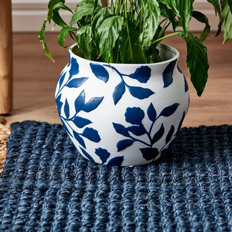 planter pot riviera blue lifestyle image