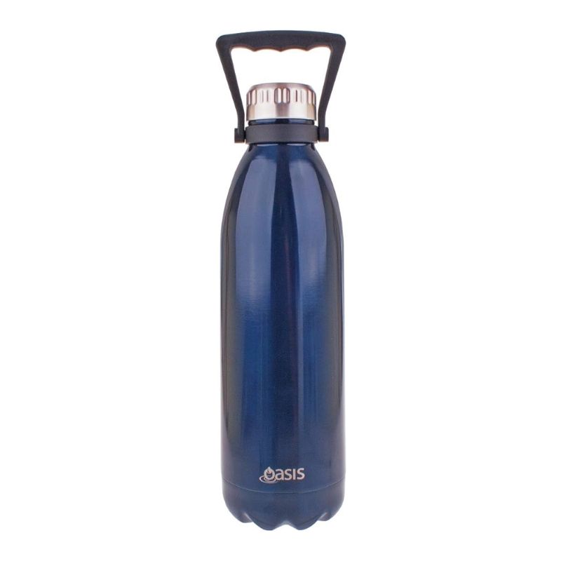 oasis bottle insulated 1.5l navy