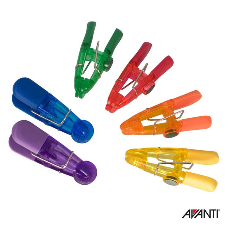 avanti magnetic bag clips set 6