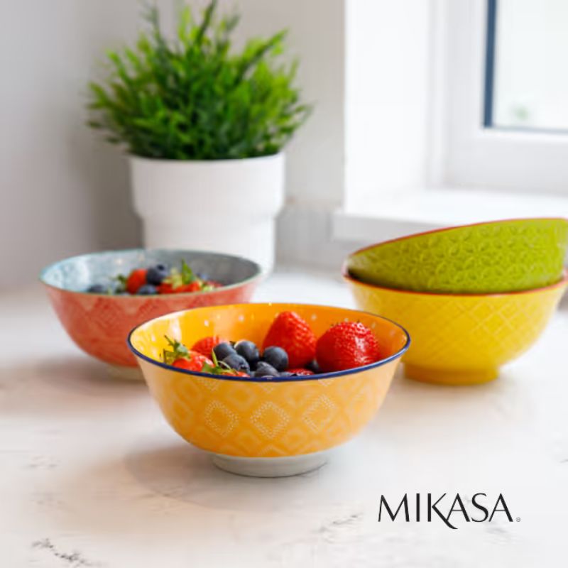 Mikasa Does it All Bowl 15.7cm - Geometric Line lifestyle
