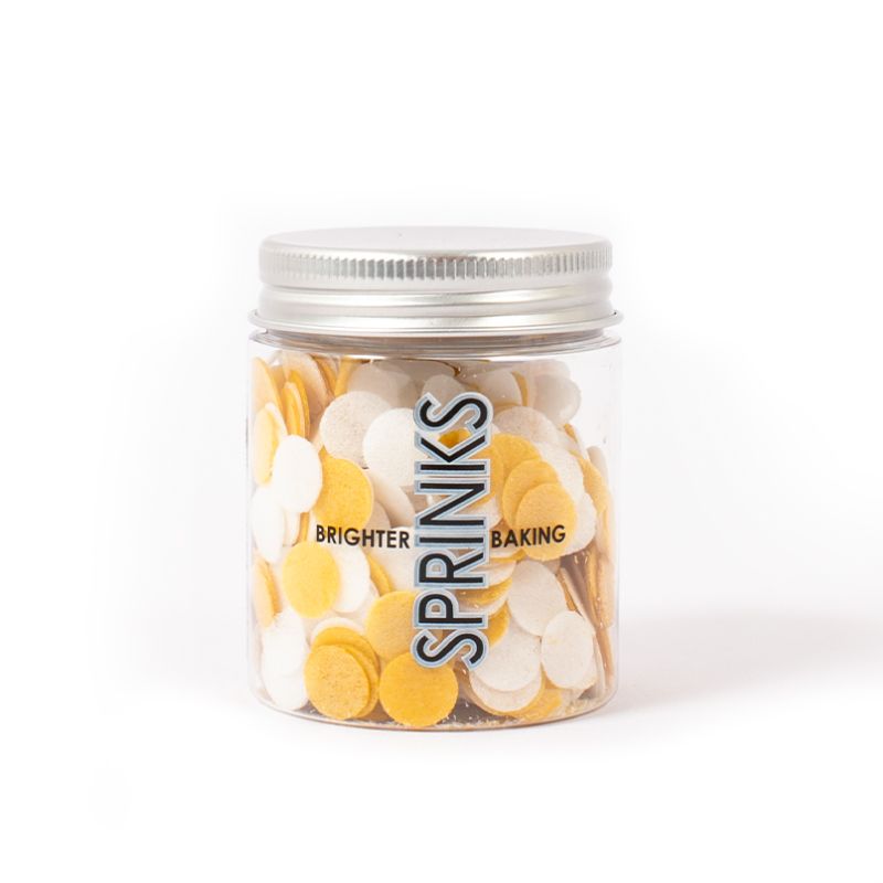 sprinks wafer gold and white
