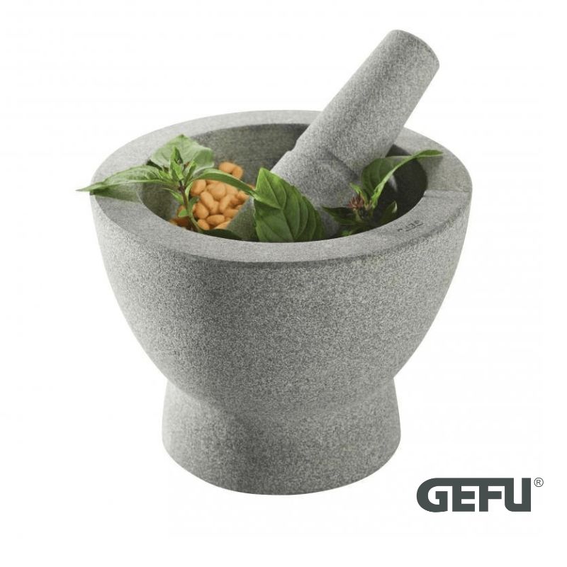 gefu mortar and pestle crunchy