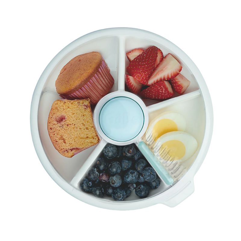gobe lunchbox snack spinner large blue