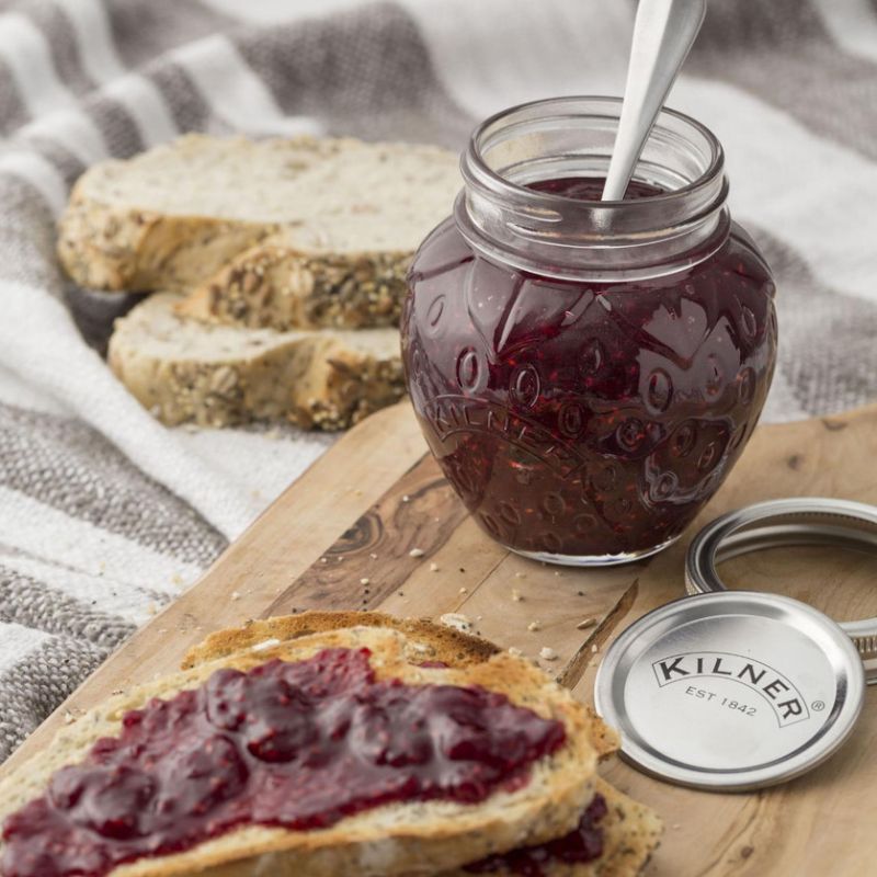 kilner glass jar strawberry lifestyle image