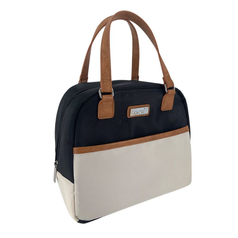 sachi insulated lunch bag cali black cream