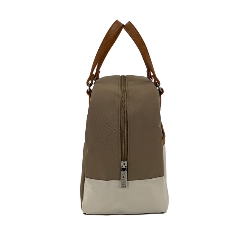 sachi insulated lunch bag cali style 237 latte cream side view