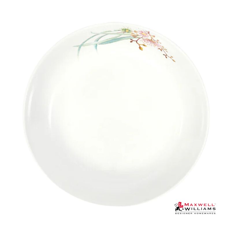 Maxwell Williams Royal Botanic Gardens Eucalyptus Bloom serving bowl 30cm top view