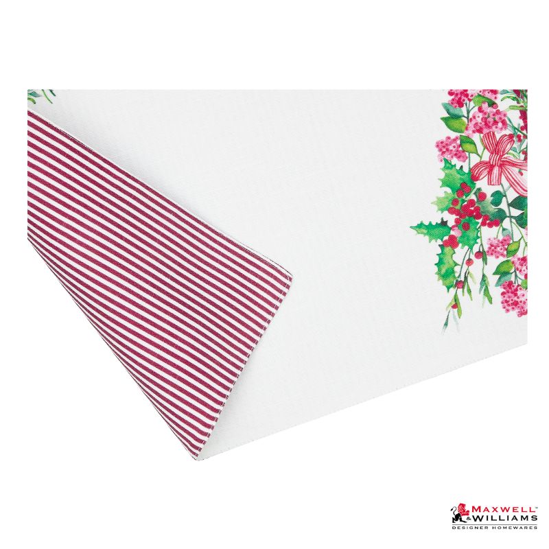 maxwell williams festive flora placemat back view ND0055