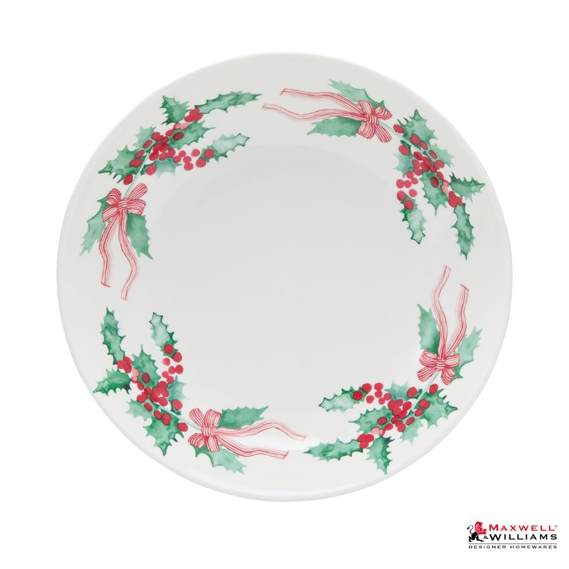 maxwell williams festive flora serving bowl top view IA0336