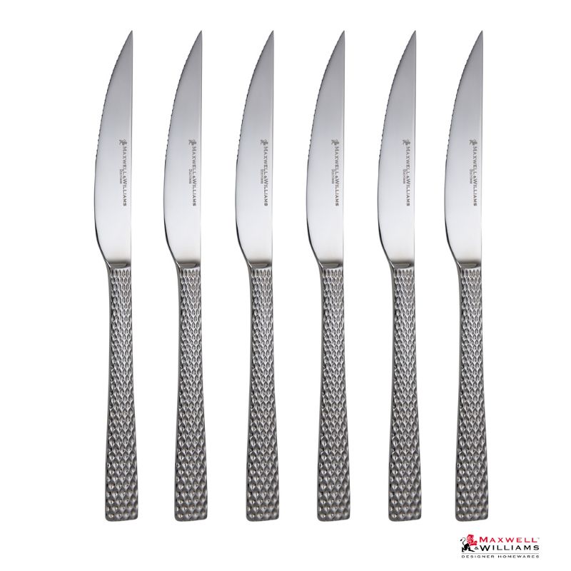 maxwell williams diamonds steak knives set 6