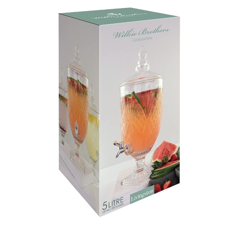 wilkie brothers glass drink dispenser packaging