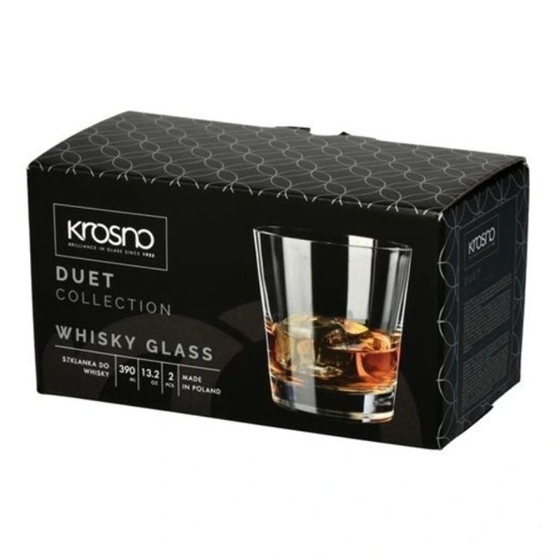 krosno duet whisky glasses packaging