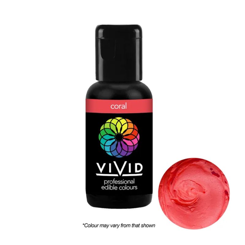 vivid colour gel coral