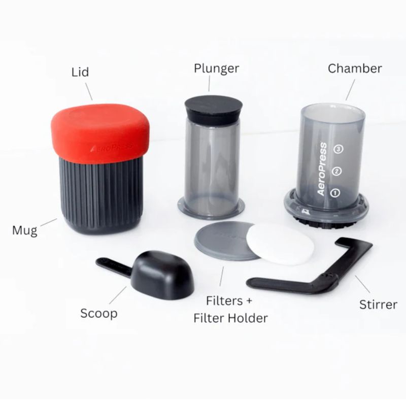 aeropress coffee maker go travel includes