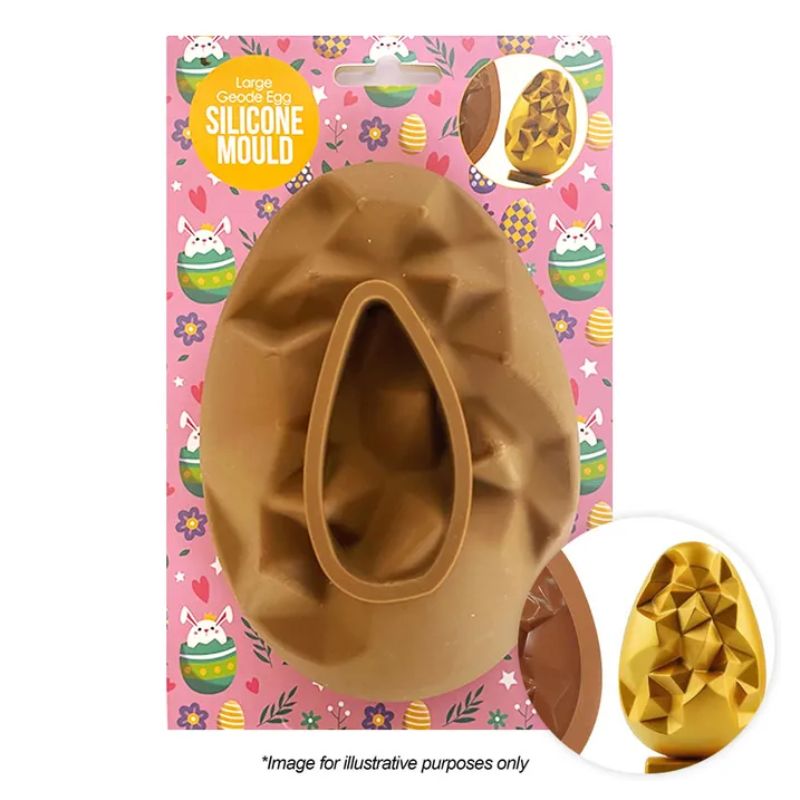 cake craft geode egg large silicone mould easter