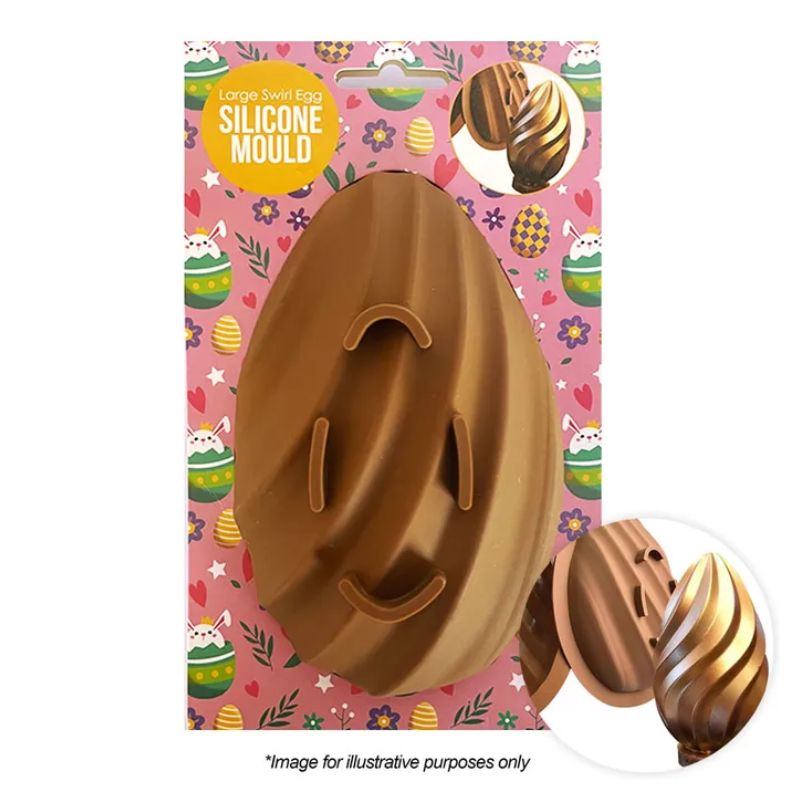 cake craft silicone brown mould egg swirl