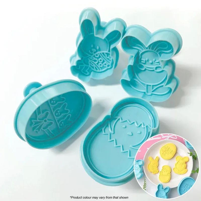 cake craft cutter set happy easter bunny