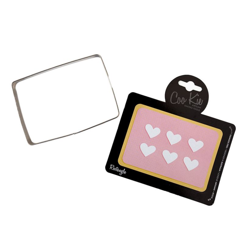 coo kie cookie cutter rectangle image