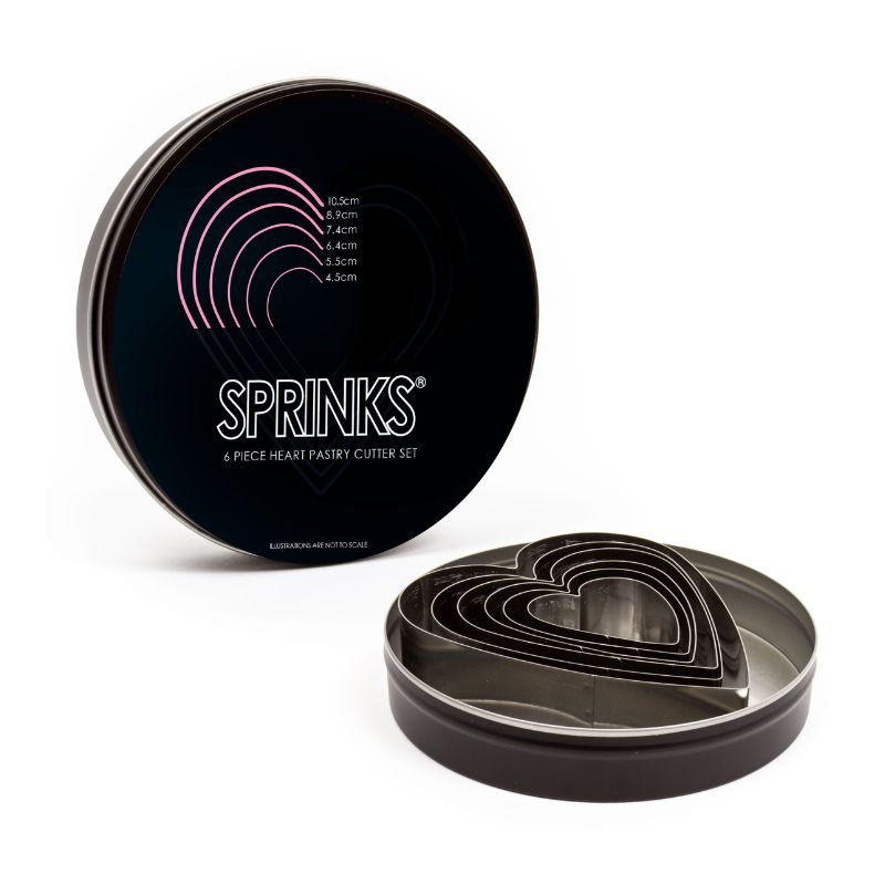 sprinks cookie cutter heart set