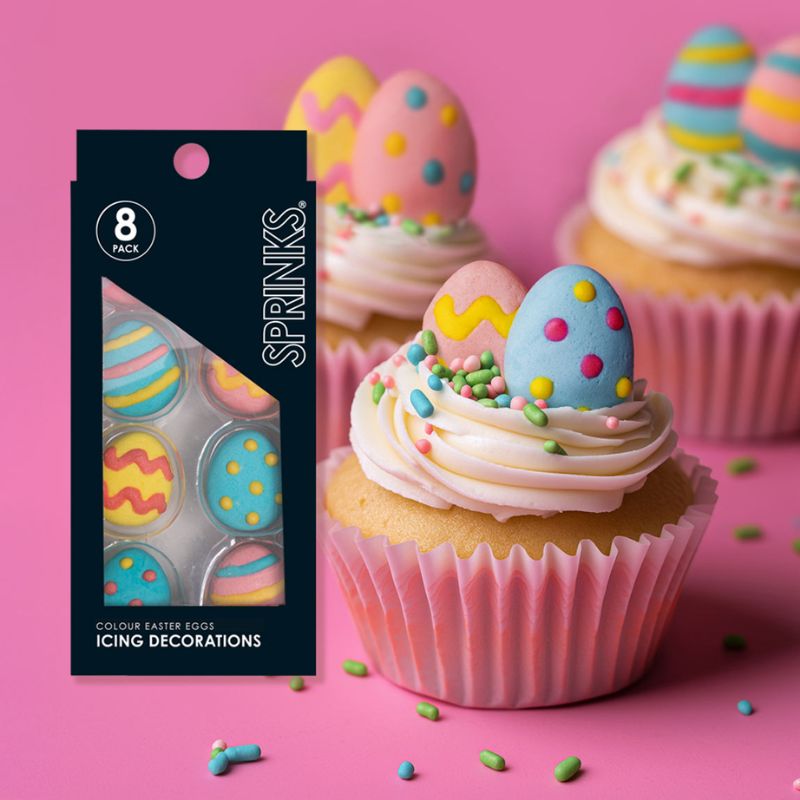 sprinks sugar decoration easter egg 8 pack