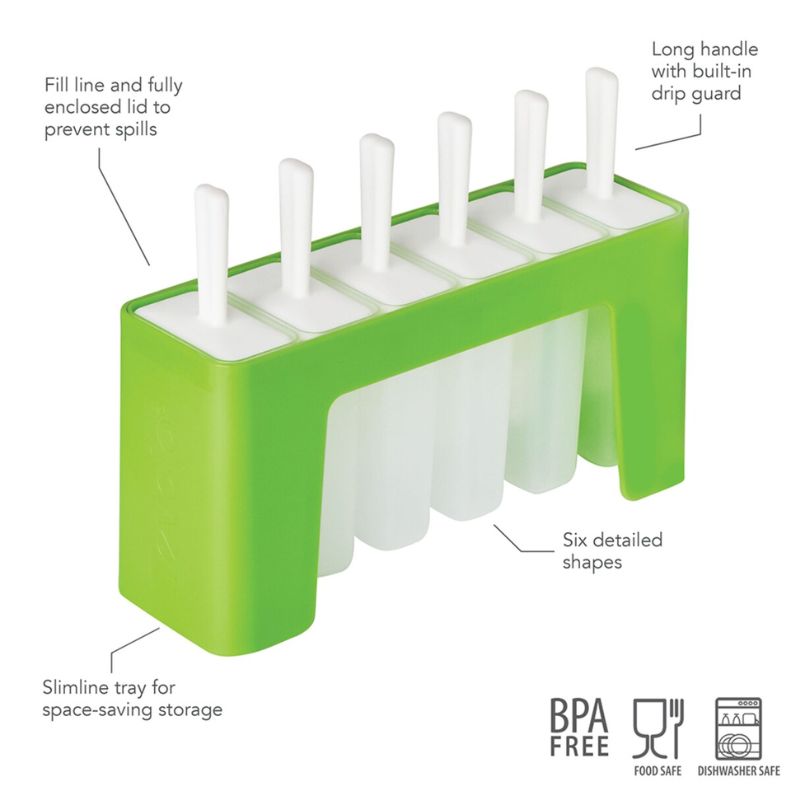 tovolo groovy ice pop block with stand info